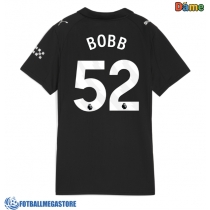 Fotballdrakt Dame Manchester City Oscar Bobb #52 Bortedrakt 2025-26 Kortermet